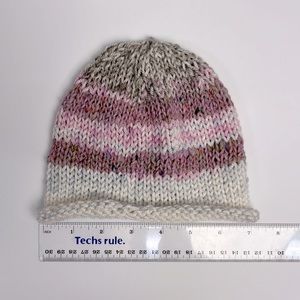 One of a kind gift. Lorraine hand knitted baby hats.  NEW. 1609